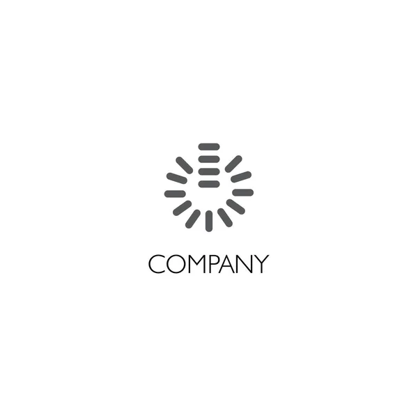 Logo de l'entreprise de services ou de biens électroniques — Image vectorielle