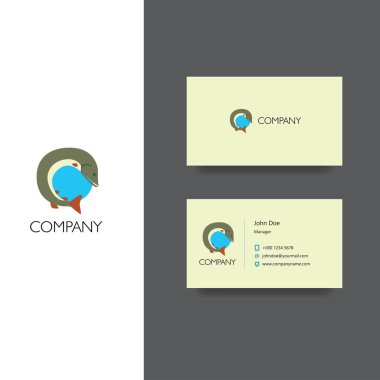 Hizmetleri veya şirket logosu ve kartvizit şablon satan ürünler Balık tutma