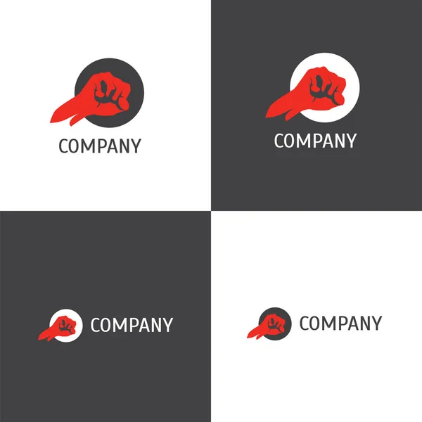 Αγώνα λογότυπο εταιρείας club ή αγαθών — Διανυσματικό Αρχείο