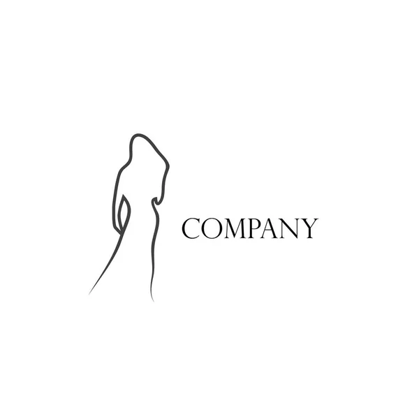 Logo de la empresa orientada a la moda — Vector de stock