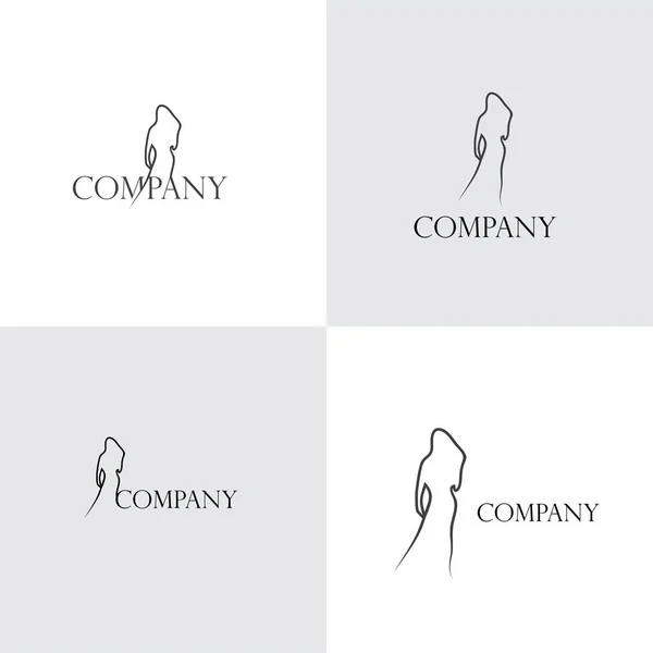 Fashion oriented company logo — Stock Vector