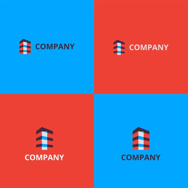 Architect or building company logo — Stock Vector