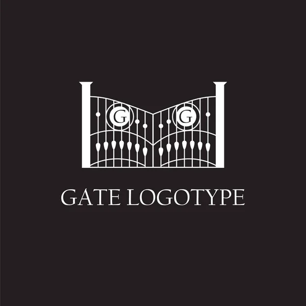 Şirket logosu kapısı çizim ile