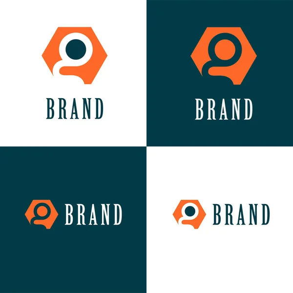 G 文字の会社のロゴ — ストックベクタ
