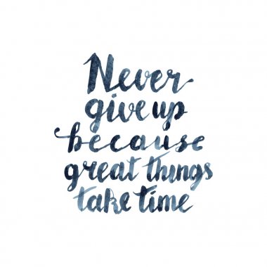 Motivasyon el yazı hat