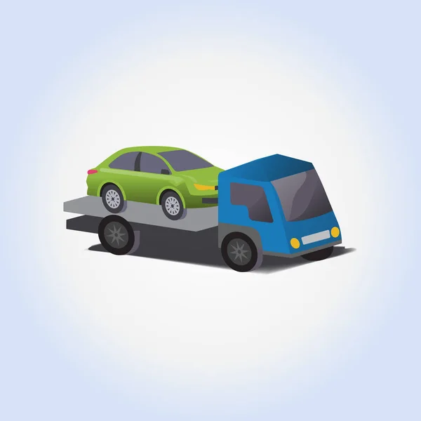 Auto-Versicherung Vektor-Symbol oder Illustration — Stockvektor