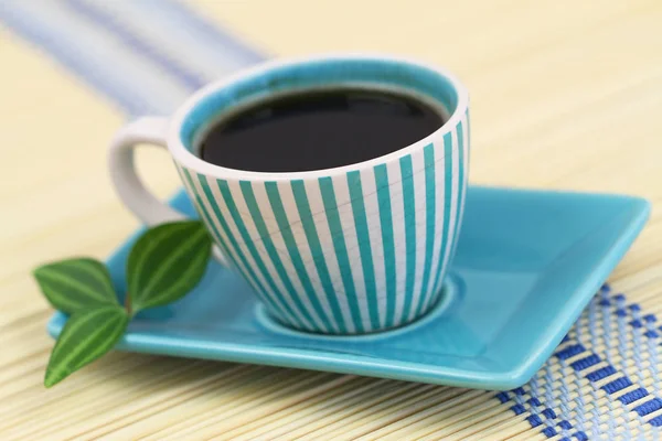 Black Coffee Vintage Cup — Stock Photo, Image
