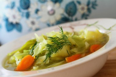 Lahana çorbası, yakın