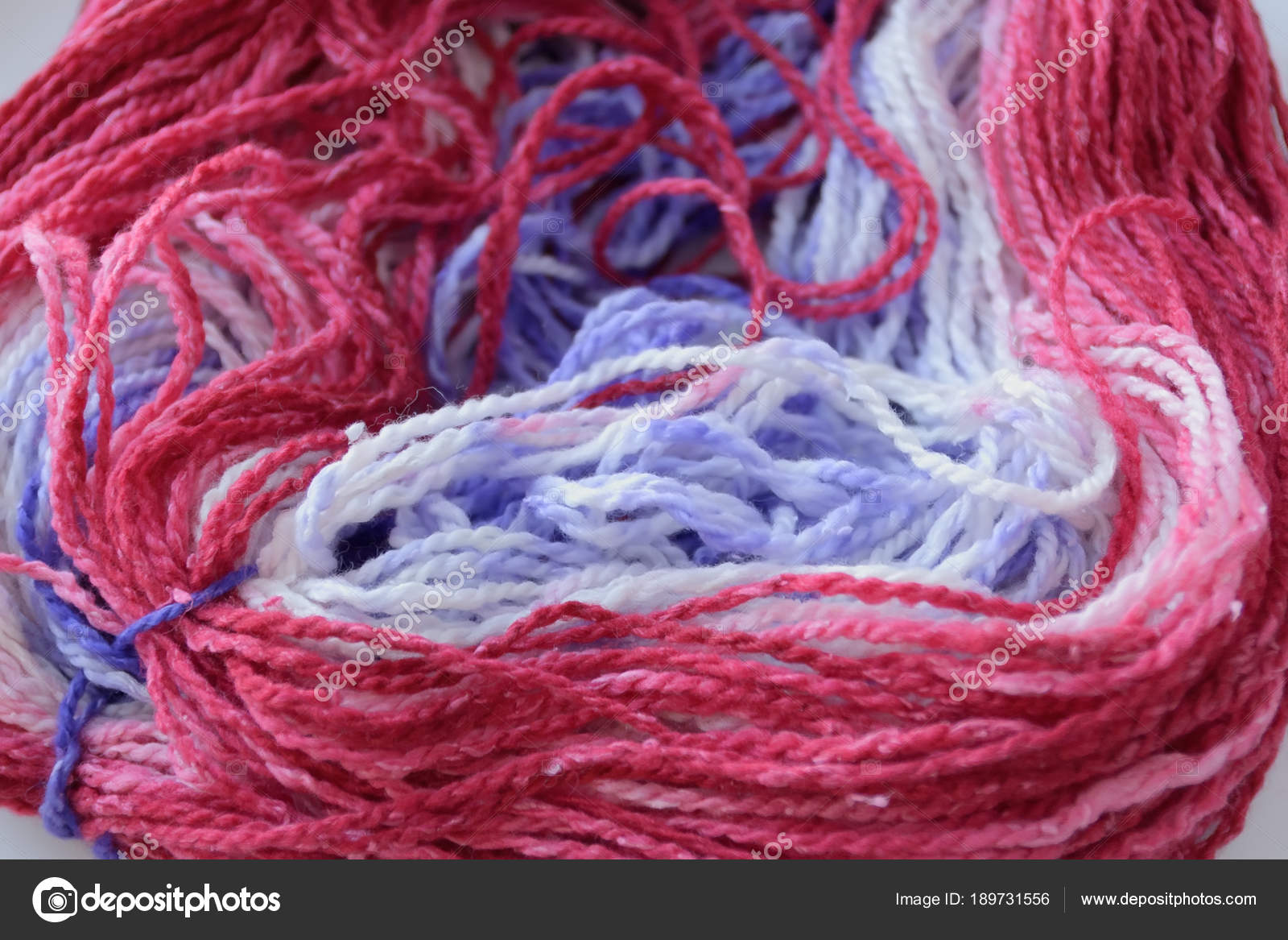 multicolor wool yarn