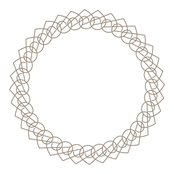 白色底座装饰用矢量几何框架 — 图库矢量图片