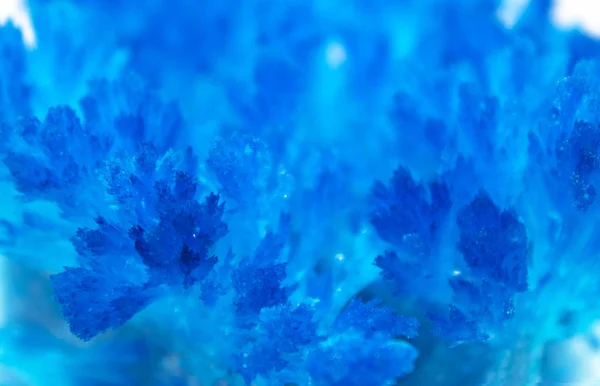Fondo abstracto azul cristal bordes afilados — Foto de Stock