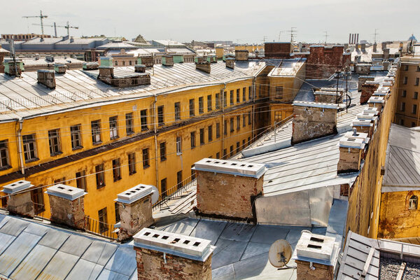  Saint Petersburg Rooftop skyline