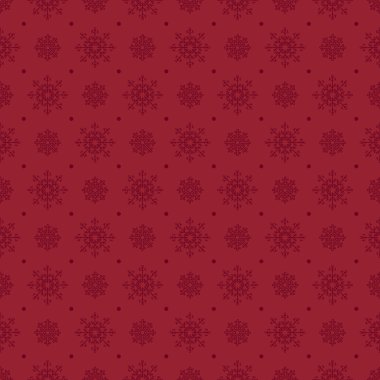 Noel ve yeni yıl desen - kar tanesi vektör desen. Vektör çizim. Noel kartı