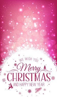 Noel ve yeni yıl kar taneleri, ışık, tatil zemin üzerine yazım yıldız. Vektör çizim. Noel kartı