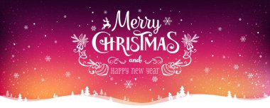 Noel ve yeni yıl kar taneleri, ışık, tatil zemin üzerine yazım yıldız. Vektör çizim. Noel kartı