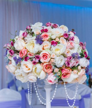 Düğün buket çiçek vintage tablo, düğün dekorasyon, el yapımı.