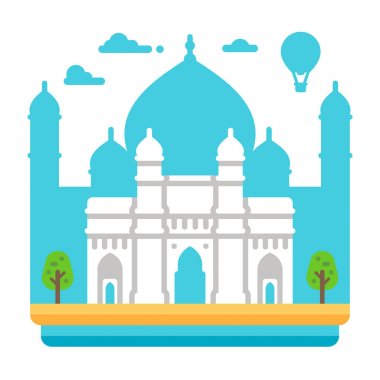 Düz Gateway of India tasarım
