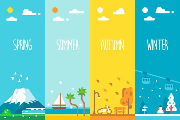 Biểu trưng bốn mùa là một cách tuyệt vời để giới thiệu về những thay đổi của thiên nhiên. Những biểu tượng sẽ giúp bạn tưởng tượng được rõ ràng những cảnh quan đầy màu sắc hơn bao giờ hết, cho phép bạn tìm thấy cảm hứng và sự khám phá.