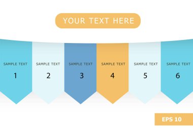 Çocuk mavi renk tonu sunum grafik bilgi grafiği