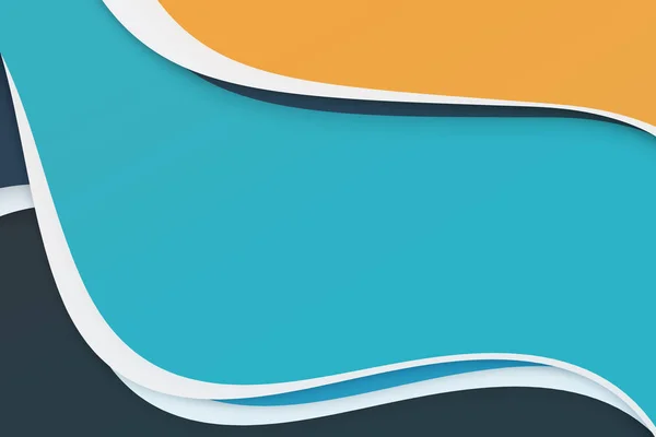 Mavi sarı ve beyaz soyut eğri arka plan