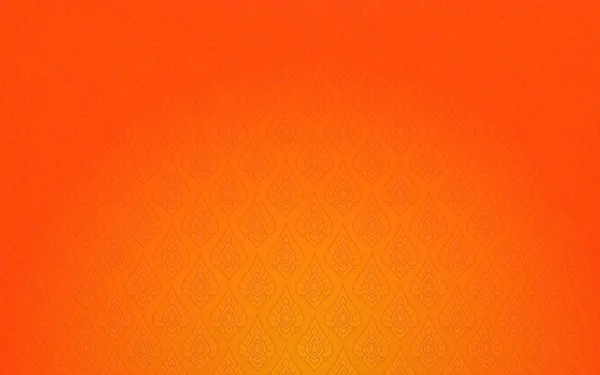 Фон Кадра Огня Тайская Традиция Художественной Иллюстрации Красным Оранжевым Золотым — стоковый вектор