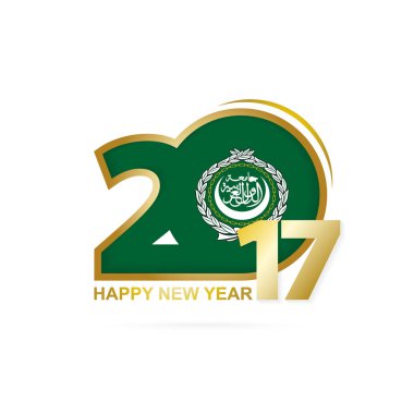 Yıl 2017 Arap Ligi bayrak desenli.