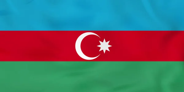Азербайджан размахивает флагом. Фоновая текстура флага Азербайджана . — стоковый вектор