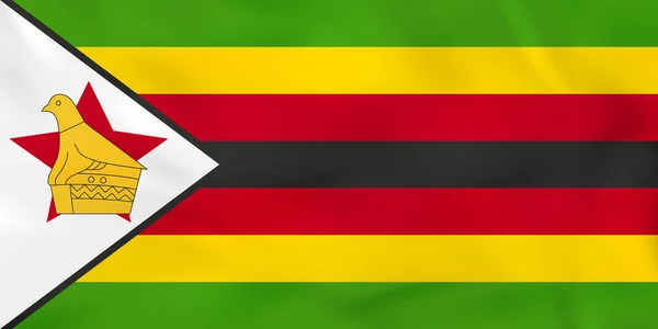 Bandeira do Zimbabué. Zimbabué bandeira nacional fundo textura . —  Vetores de Stock