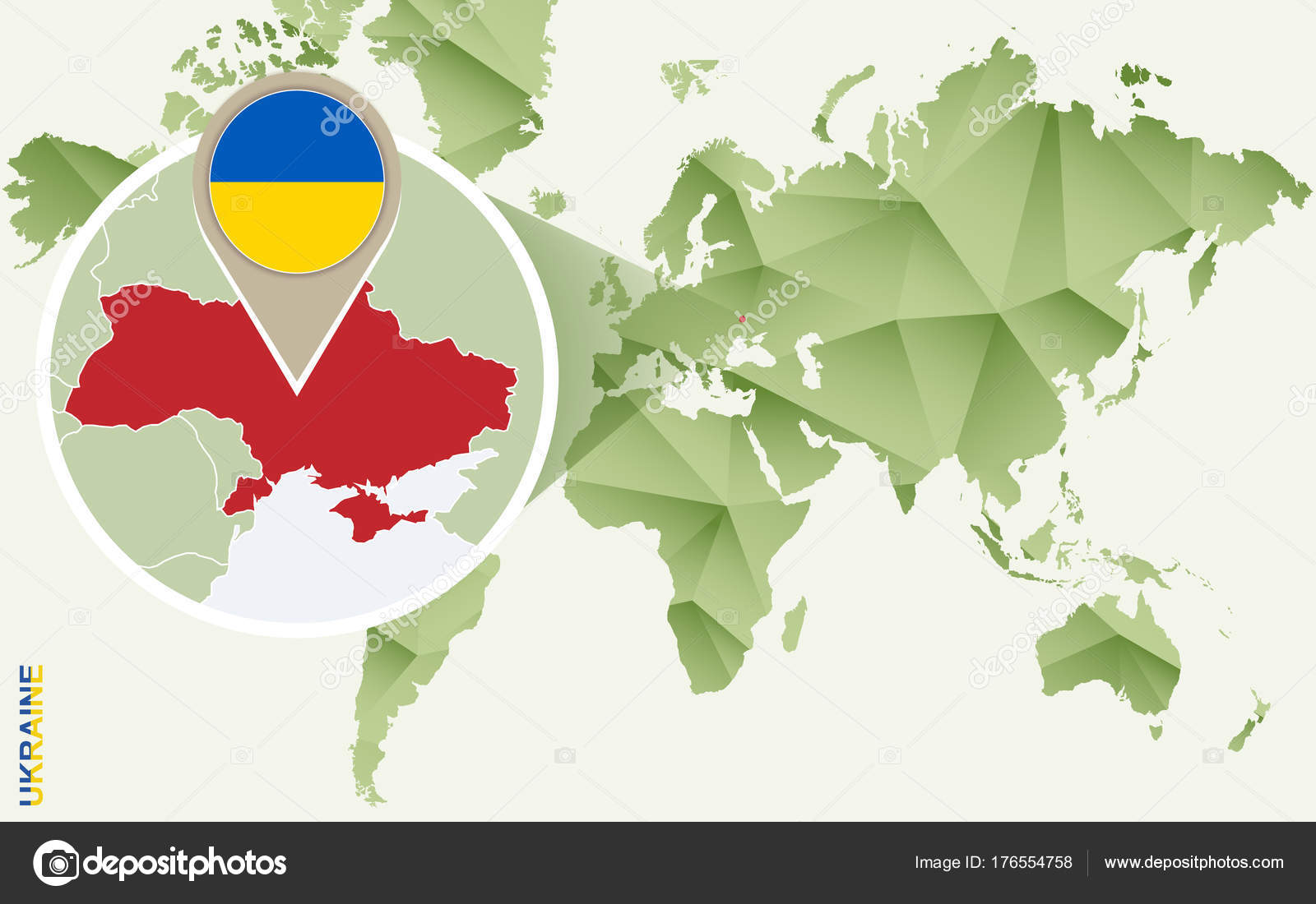 Mapa De Brasil Con Bandera En El Vector De Stock C Boldg 176554758