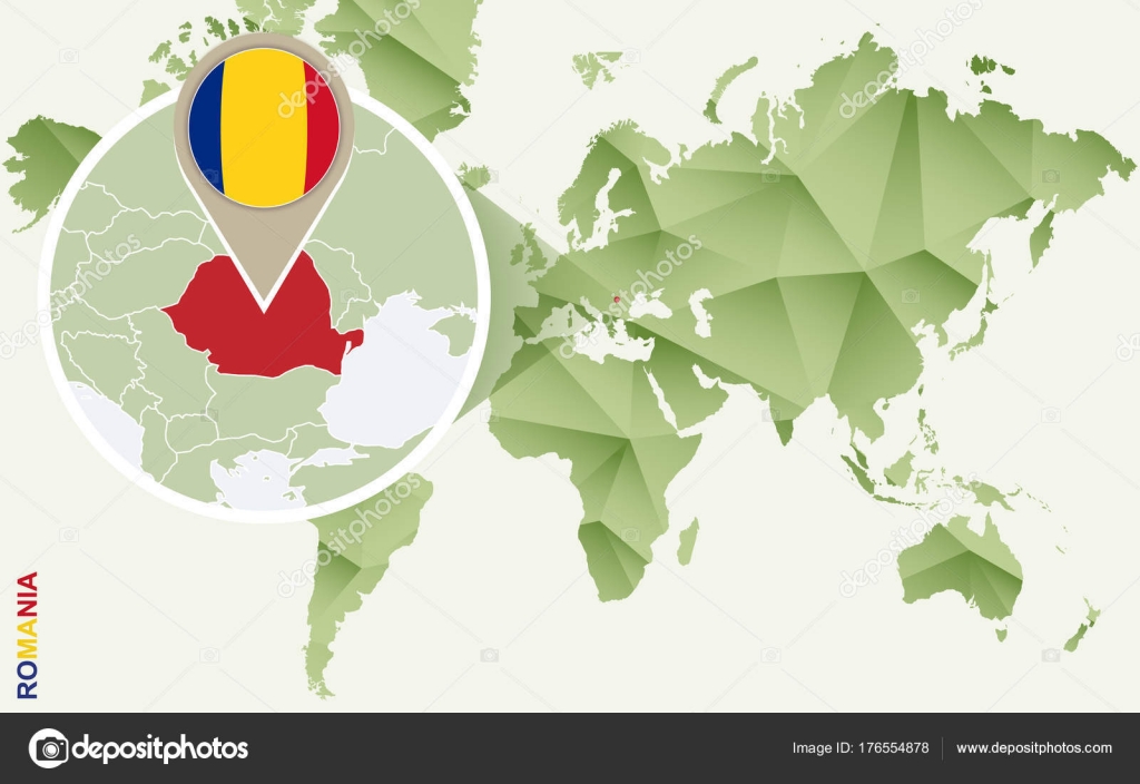 podrobná mapa rumunska Infografika pro Rumunsko, podrobná mapa Rumunska s vlajkou — Stock  podrobná mapa rumunska