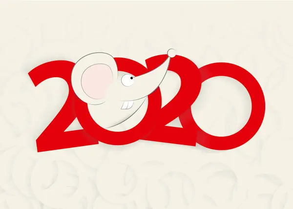 Ano novo 2020 em fundo abstrato. Feliz ano novo Design . —  Vetores de Stock