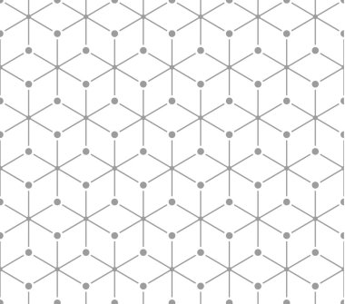 Noktalar ve çizgiler, gri geometrik desen. Örneklere eklenen vektör geometrik dikişsiz desen.