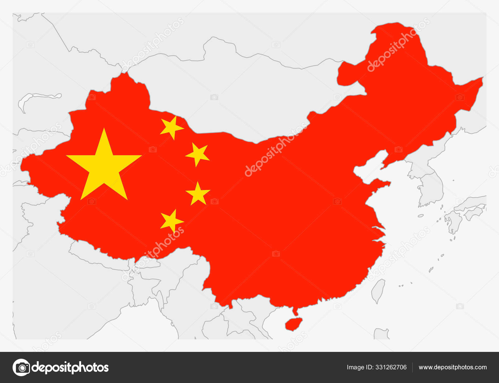 китай государство. форма страны китай. очертания китая. китай. территория китая с флагом.