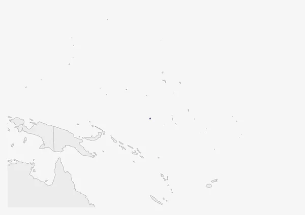 以瑙鲁国旗颜色为重点的瑙鲁地图 — 图库矢量图片