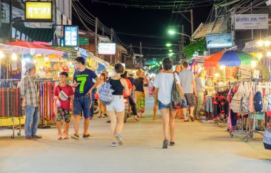 Tayland - 11 Ekim, 2016:All yabancı turistler onlar zevk 