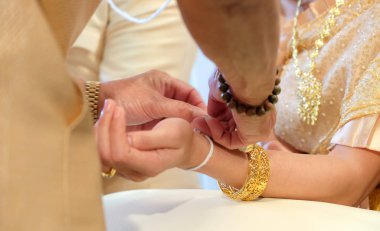 Düğün töreni Tayland.