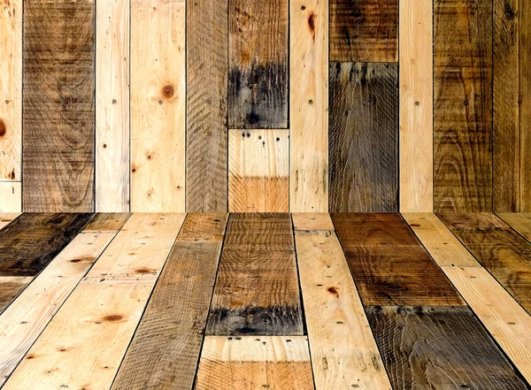 Paletas de madera textura piso fondo . — Foto de Stock