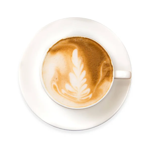 Kávový šálek na bílém pozadí. — Stock fotografie