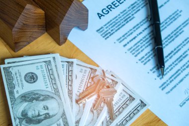 Emlak kavramlar, belge anlaşması, dolar ile ev modeli