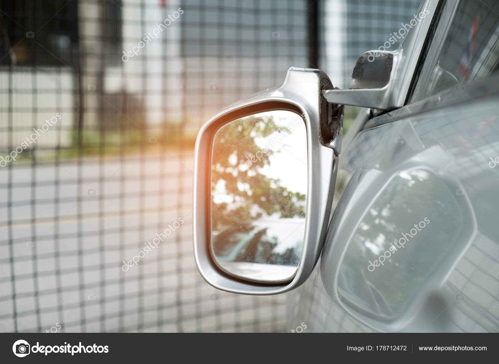 Damaged Car Mirrors