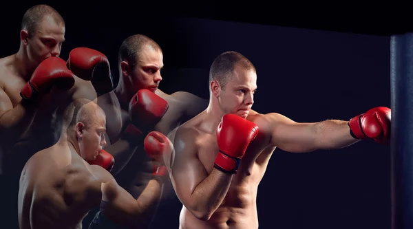 Boxeo joven boxeador —  Fotos de Stock