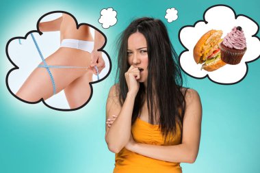 Sağlık, beslenme ve gıda kavramı kolaj