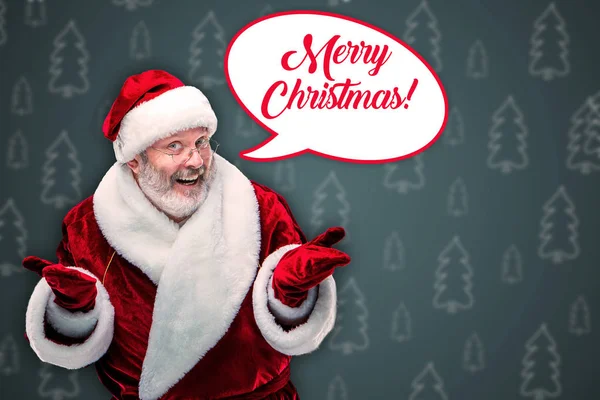 Feliz, Santa Claus sonriente . — Foto de Stock