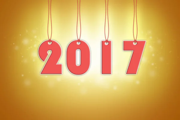 Feliz Año Nuevo 2017 fondo . — Foto de Stock