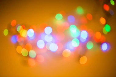 Renkli güzel bokeh arka plan kopya alanı ile bulanık.