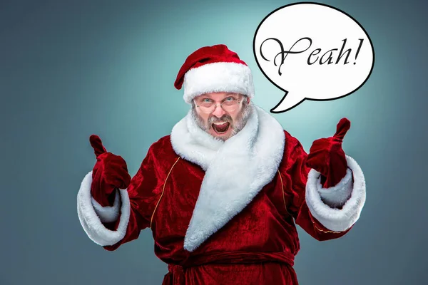 Feliz, Santa Claus sonriente . — Foto de Stock