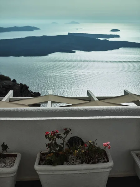 サントリーニ島 フィラ ギリシャの風景 — ストック写真