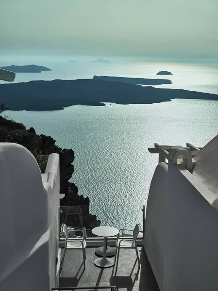 Краєвид Острова Санторіні Фіра Греція — стокове фото