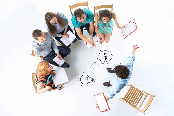 Grupo de empresarios en una reunión — Foto de Stock