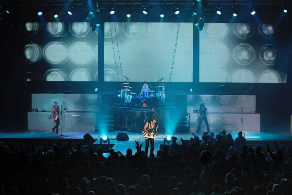 Dnipropetrovsk, Ucrania - 31 de octubre de 2012: banda de rock Scorpions — Foto de Stock